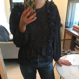 H&M Polka-Dot Blouse